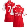 Maglia ufficiale Arsenal 2023-24 Saka 7 Casa per Donna